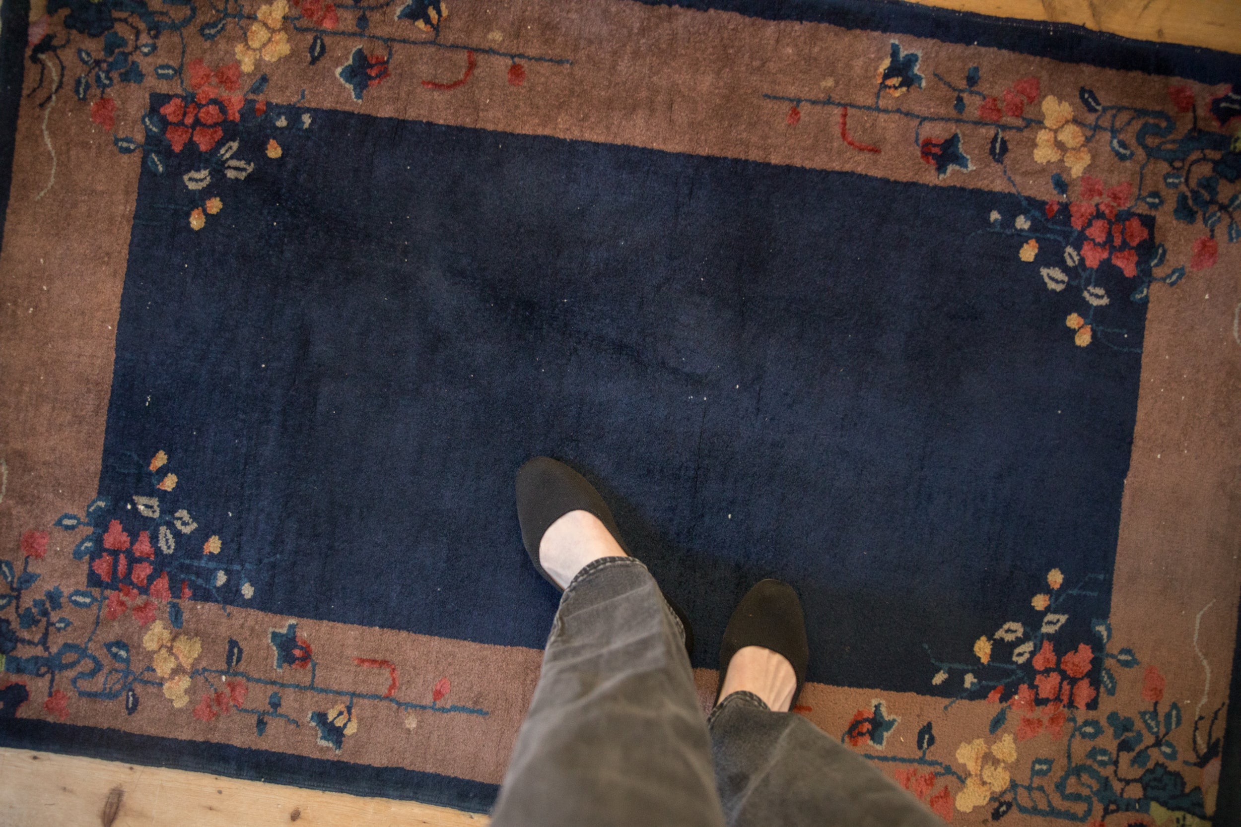 3x5 Vintage Art Deco Rug