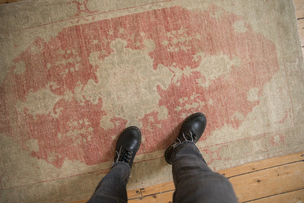 3x5.5 Vintage Distressed Oushak Rug