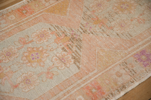 3x8.5 Vintage Distressed Oushak Rug Runner