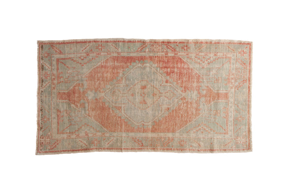 2.5x5 Vintage Distressed Oushak Rug Runner