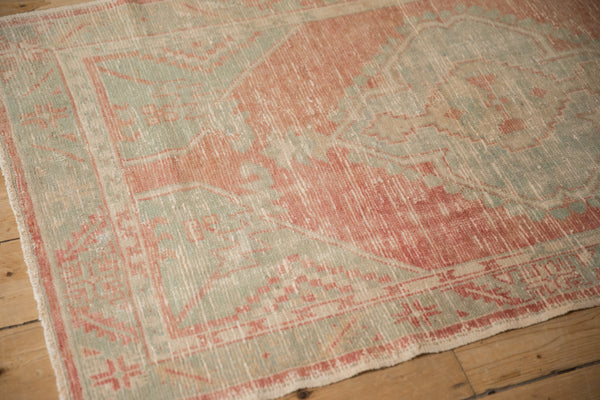 2.5x5 Vintage Distressed Oushak Rug Runner