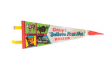 Vintage Ripley's Believe It or Not felt souvenir pennant with bright graphics from St. Augustine, Florida.