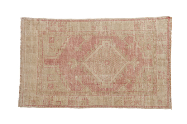 2.5x4 Vintage Distressed Oushak Rug