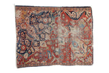 3.5x4.5 Antique Vagireh Sultanabad Square Rug