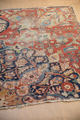 3.5x4.5 Antique Vagireh Sultanabad Square Rug