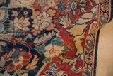 3.5x4.5 Antique Vagireh Sultanabad Square Rug