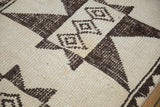 3x11.5 Vintage Distressed Kurd Rug Runner