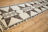 3x11.5 Vintage Distressed Kurd Rug Runner