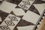 3x11.5 Vintage Distressed Kurd Rug Runner