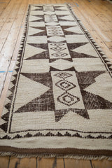 3x11.5 Vintage Distressed Kurd Rug Runner