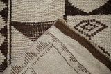3x11.5 Vintage Distressed Kurd Rug Runner