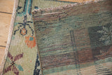 2x2.5 Vintage Distressed Anatolian Square Rug Mat