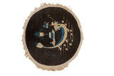 2x2.5 Antique Peking Round Rug Mat
