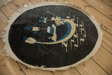2x2.5 Antique Peking Round Rug Mat