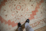 6.5x9.5 Vintage Distressed Oushak Carpet