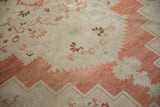6.5x9.5 Vintage Distressed Oushak Carpet