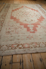 6.5x9.5 Vintage Distressed Oushak Carpet