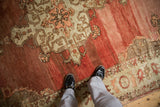 7x9.5 Vintage Distressed Oushak Carpet