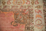 7x9.5 Vintage Distressed Oushak Carpet