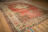 7x9.5 Vintage Distressed Oushak Carpet