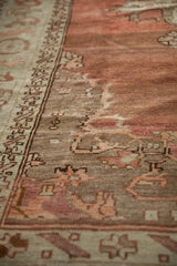 7x9.5 Vintage Distressed Oushak Carpet