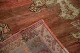 7x9.5 Vintage Distressed Oushak Carpet