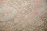 5.5x9 Vintage Distressed Oushak Carpet