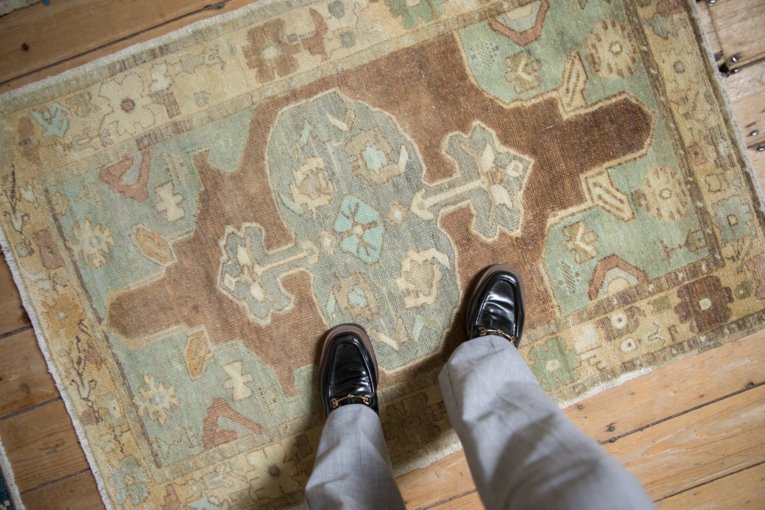 3x4.5 Vintage Distressed Oushak Rug
