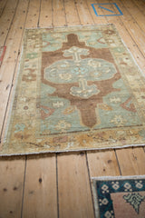 3x4.5 Vintage Distressed Oushak Rug
