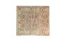 3x3.5 Vintage Distressed Oushak Square Rug
