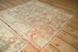 3x3.5 Vintage Distressed Oushak Square Rug