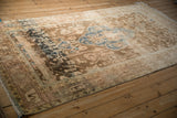 5x9 Vintage Distressed Oushak Carpet