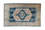 4.5x7 Vintage Distressed Oushak Rug