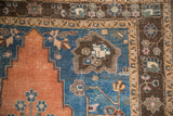 4.5x8 Vintage Distressed Oushak Rug