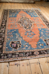 4.5x8 Vintage Distressed Oushak Rug