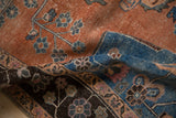 4.5x8 Vintage Distressed Oushak Rug