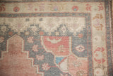 4.5x9.5 Vintage Distressed Oushak Rug Runner