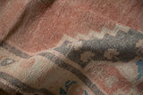 4.5x9.5 Vintage Distressed Oushak Rug Runner