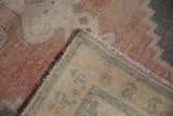 4.5x9.5 Vintage Distressed Oushak Rug Runner
