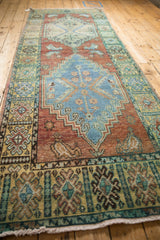 Vintage Distressed Anatolian Rug Runner / ONH item 13262