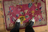 Vintage Art Deco Rug Mat / ONH item 13271
