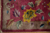 Vintage Art Deco Rug Mat / ONH item 13271