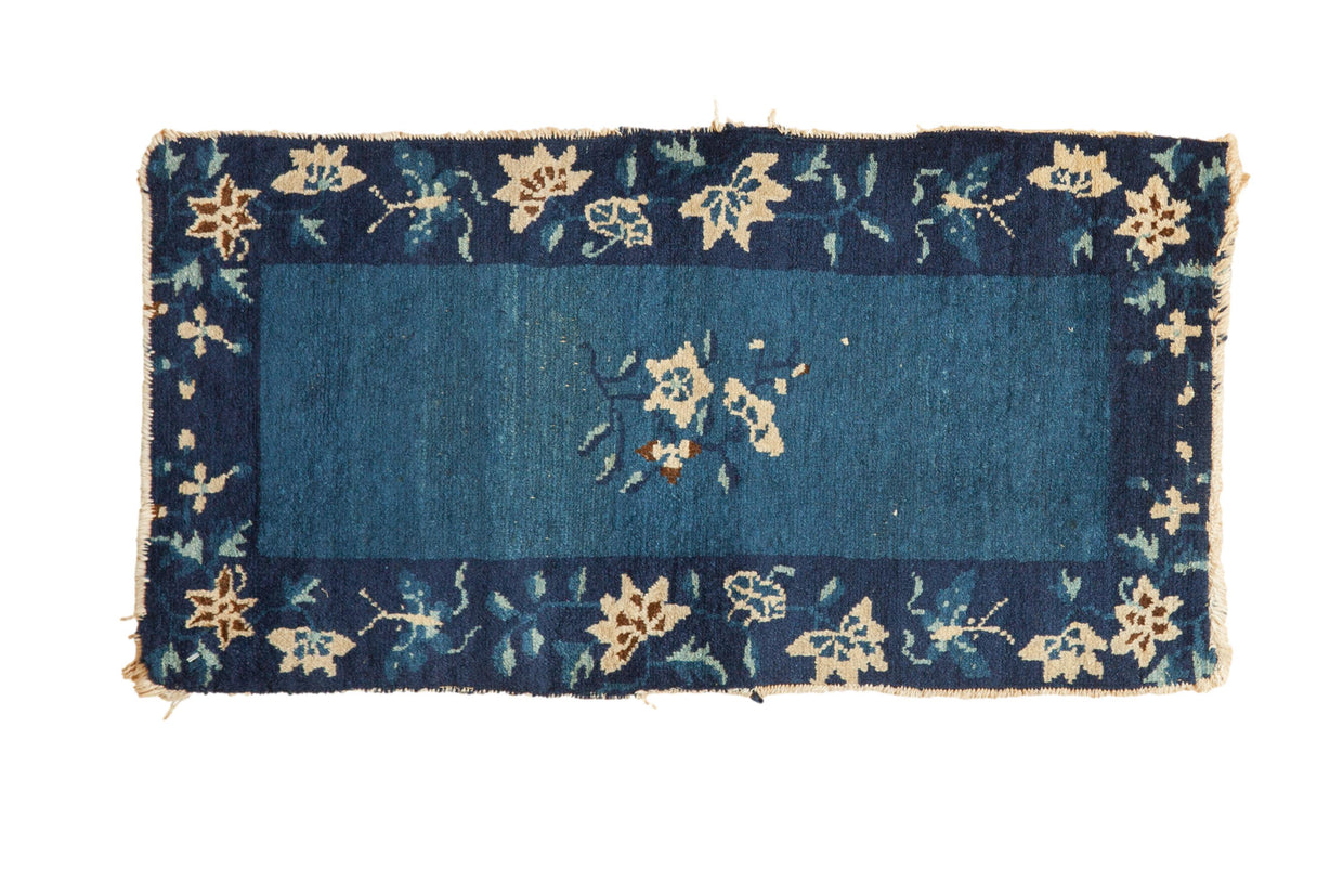 Antique Peking Rug Mat / ONH item 13274