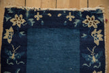 Antique Peking Rug Mat / ONH item 13274