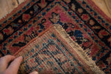 1x1 Vintage Sampler Lilihan Square Rug Mat