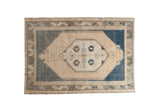 4x6 Vintage Distressed Oushak Rug