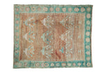 Vintage Distressed Oushak Square Rug / ONH item 13305