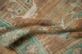 Vintage Distressed Oushak Square Rug / ONH item 13305