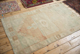Vintage Distressed Oushak Rug / ONH item 13306