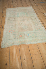 Vintage Distressed Oushak Rug / ONH item 13307